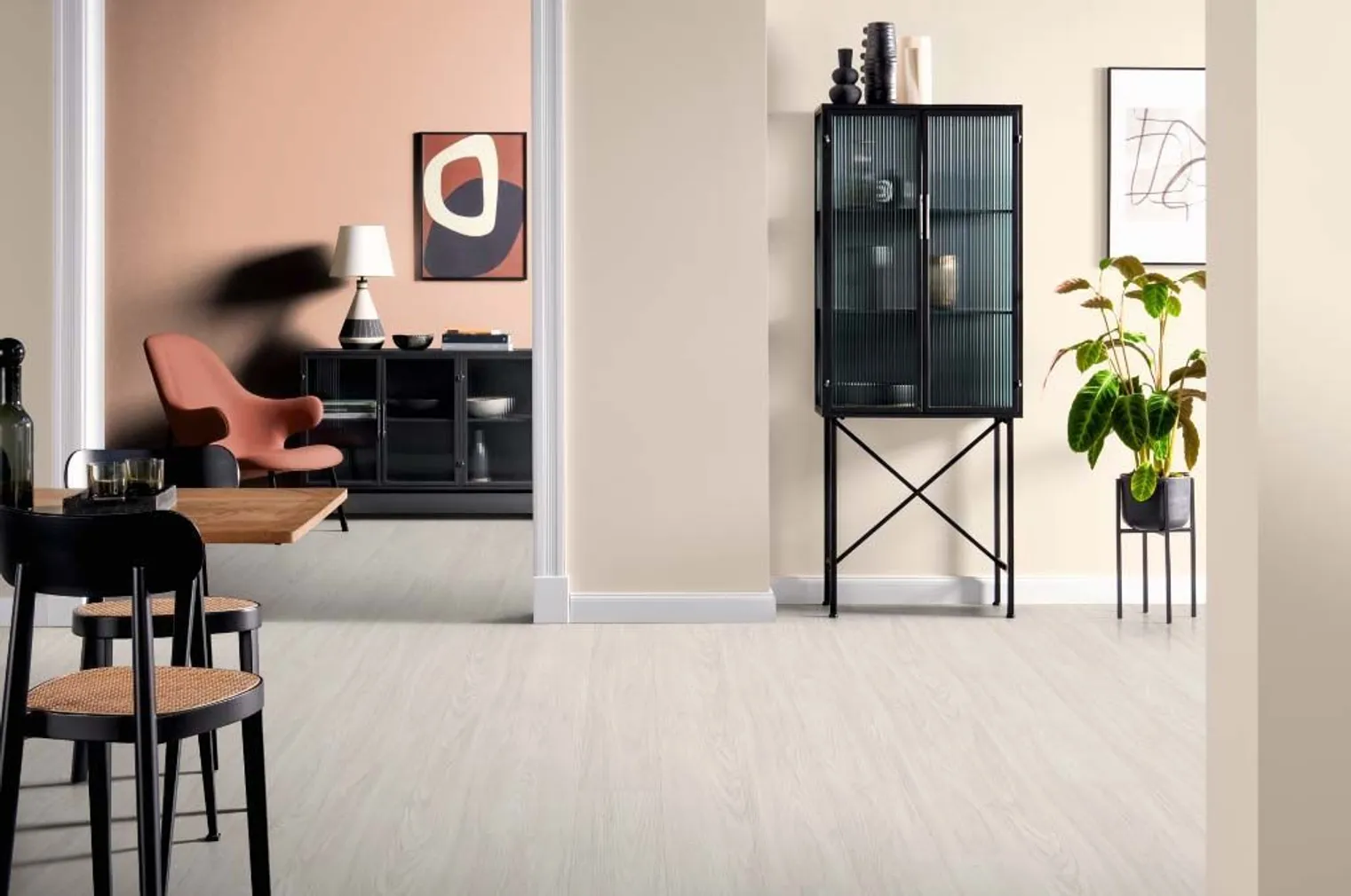 LAMINAATPARKETT EGGER 8MM VALGE AKAATSIA 1-LIPP 1,99M² PAKIS