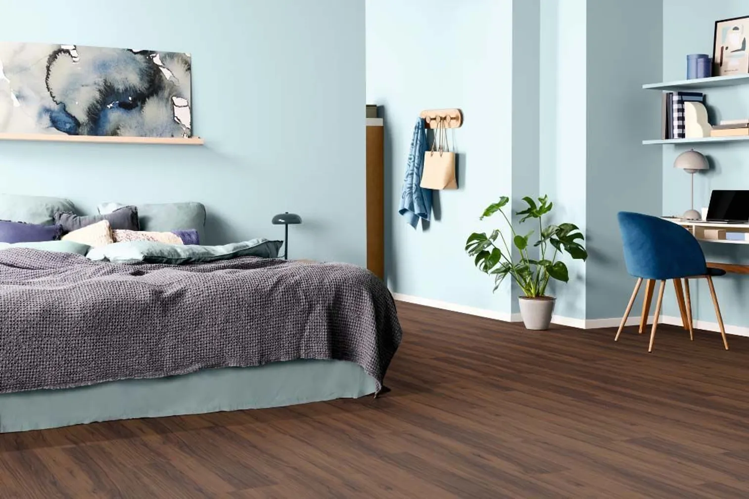 LAMINAATPARKETT EGGER 8MM WARMIA KREEKA PÄHKLIPUU 1-L 1,99M² PAKIS