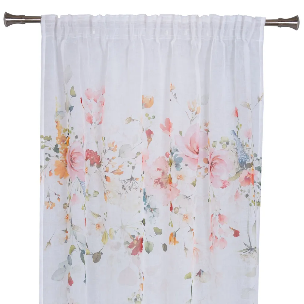 KARDIN SPLENDID FLOWER 138X260CM MITMEVÄRVILINE