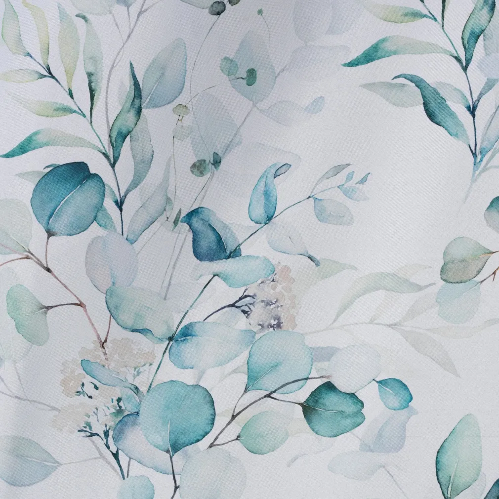 KARDIN SPLENDID ALPINA 140X260CM SININE/VALGE RÕNGASTEGA