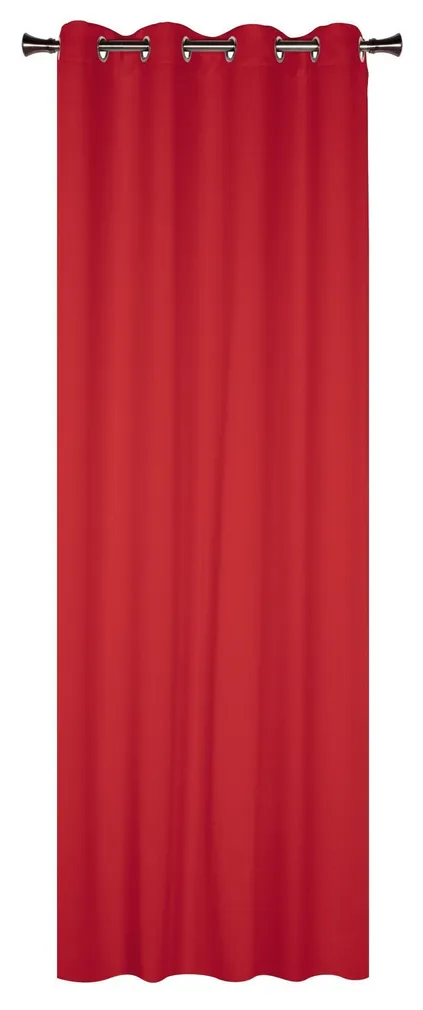 KARDIN SPLENDID BLACKOUT 140X250 PUNANE RÕNGASTEGA