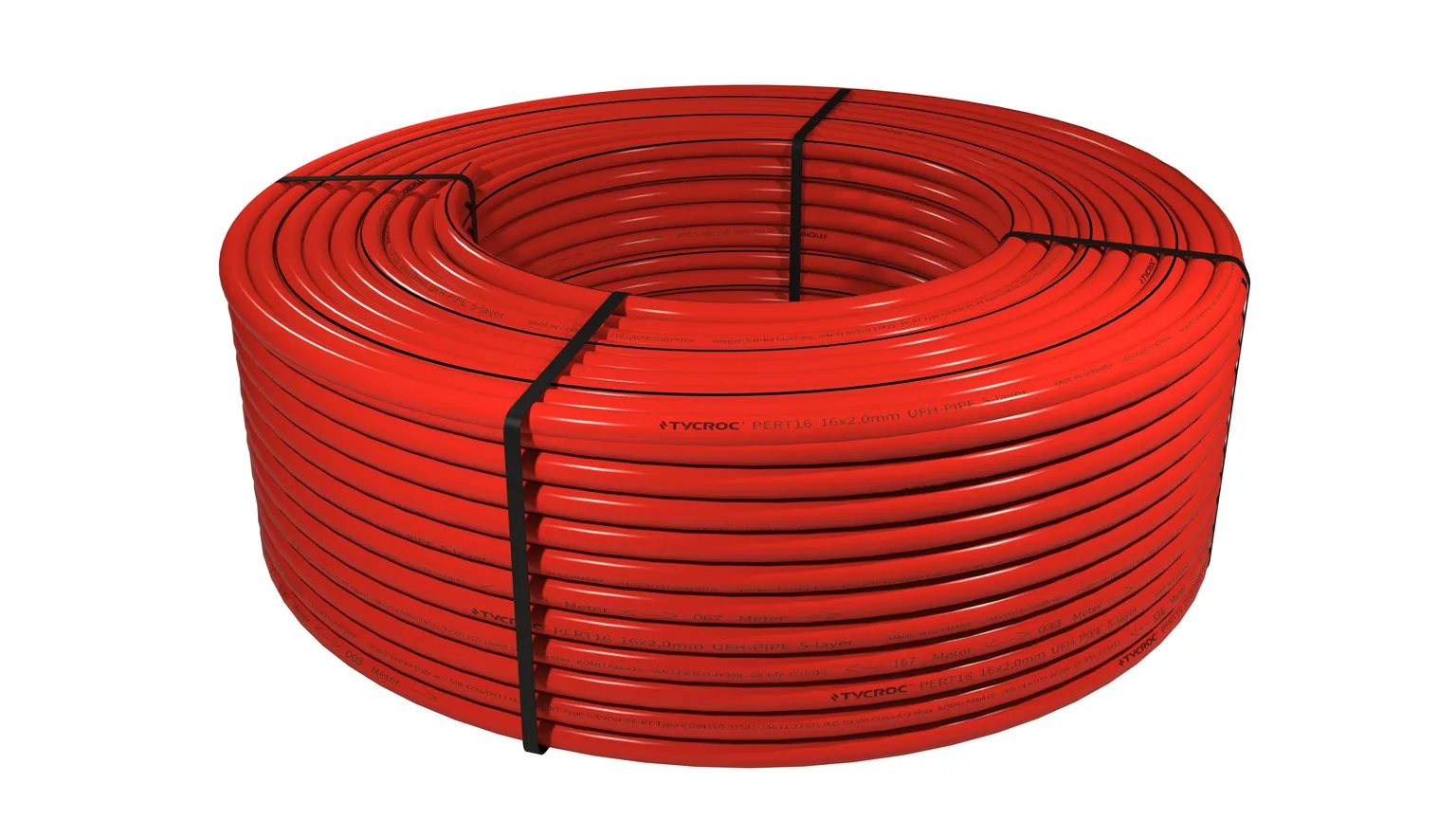 PÕRANDAKÜTTETORU TYCROC PERT 16X2MM, 240M/RULL