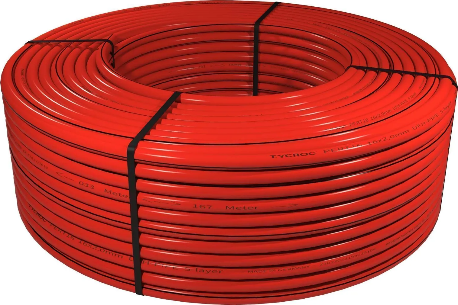 PÕRANDAKÜTTETORU TYCROC PERT 16X2MM, 480M/RULL