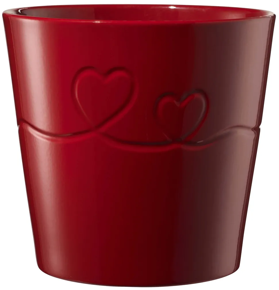 ÜMBRISPOTT SK ENDLESS LOVE Ø13CM, PUNANE