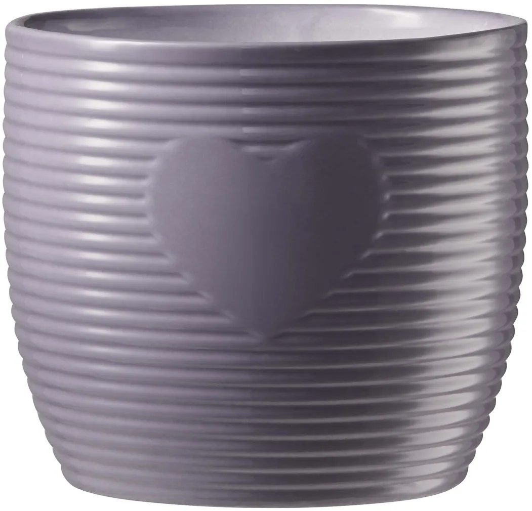 ÜMBRISPOTT SK HEARTBEAT Ø13CM, LILLA