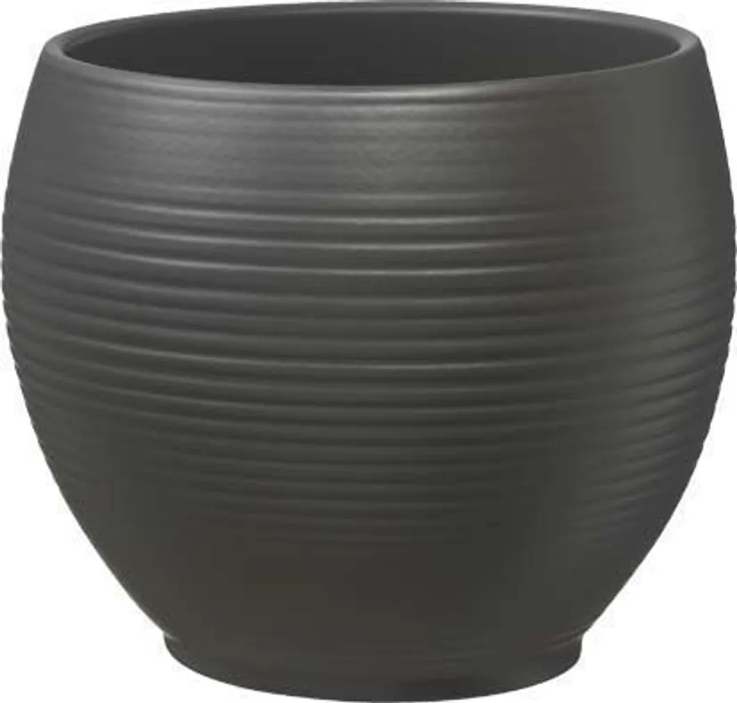 ÜMBRISPOTT SK MANACOR Ø22CM, MUST