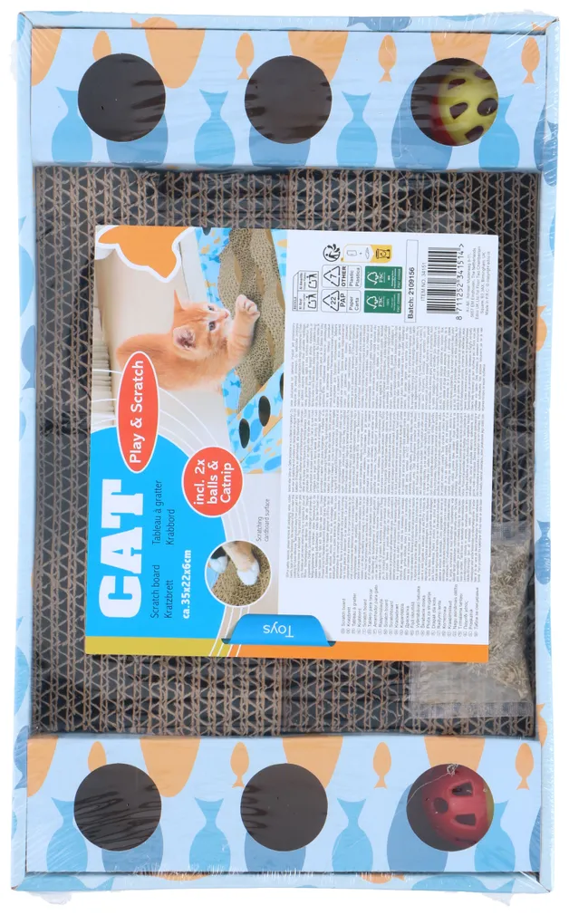 KRAAPIMISLAUD MÄNGUASI KASSILE 35X22X5CM, PALLIDEGA