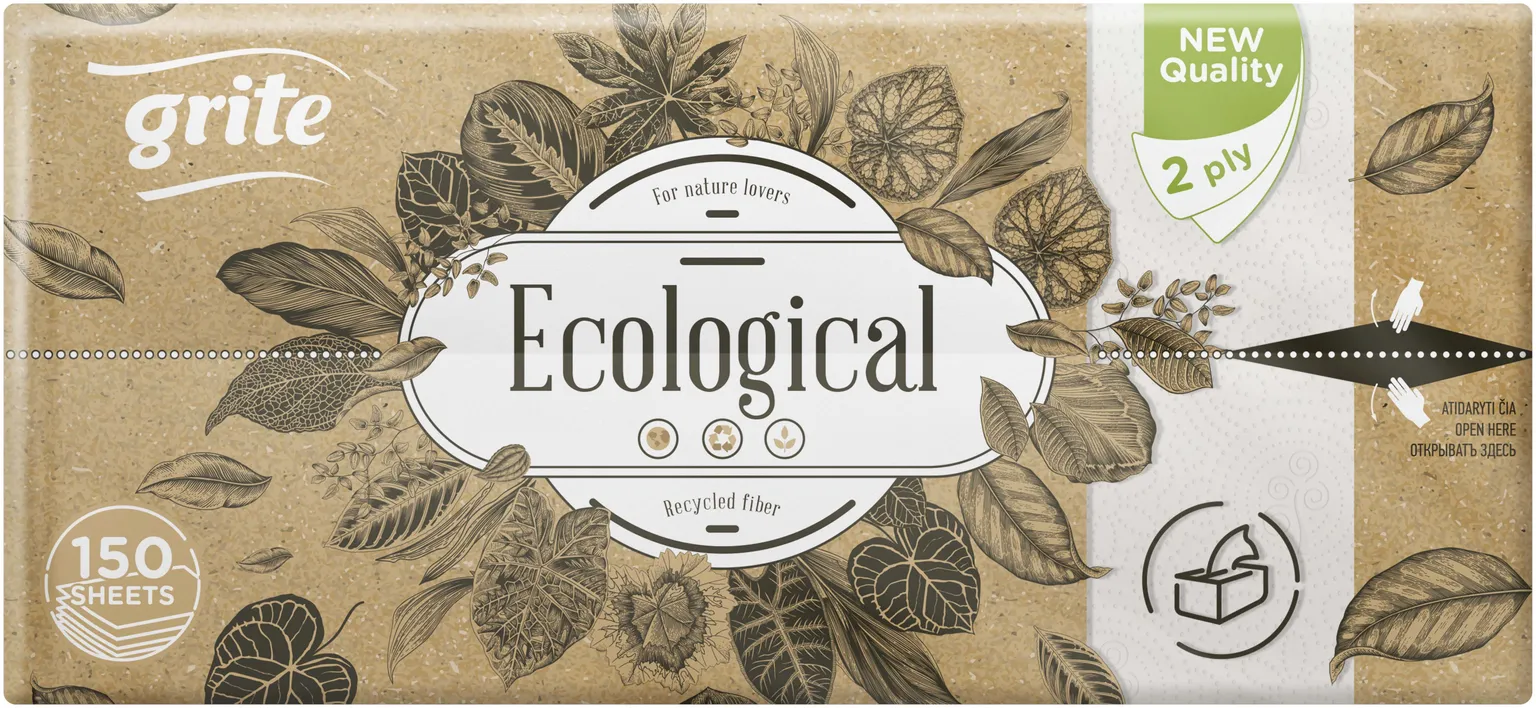 LEHTRÄTIKUD GRITE ECOLOGICAL 2-KIHILINE 150 LEHTE