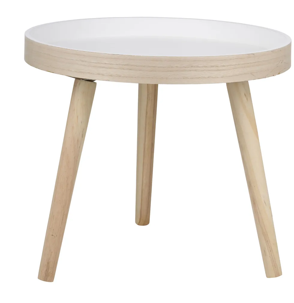 ABILAUD ARTI CASA 40X40X36CM, KREEM/VALGE