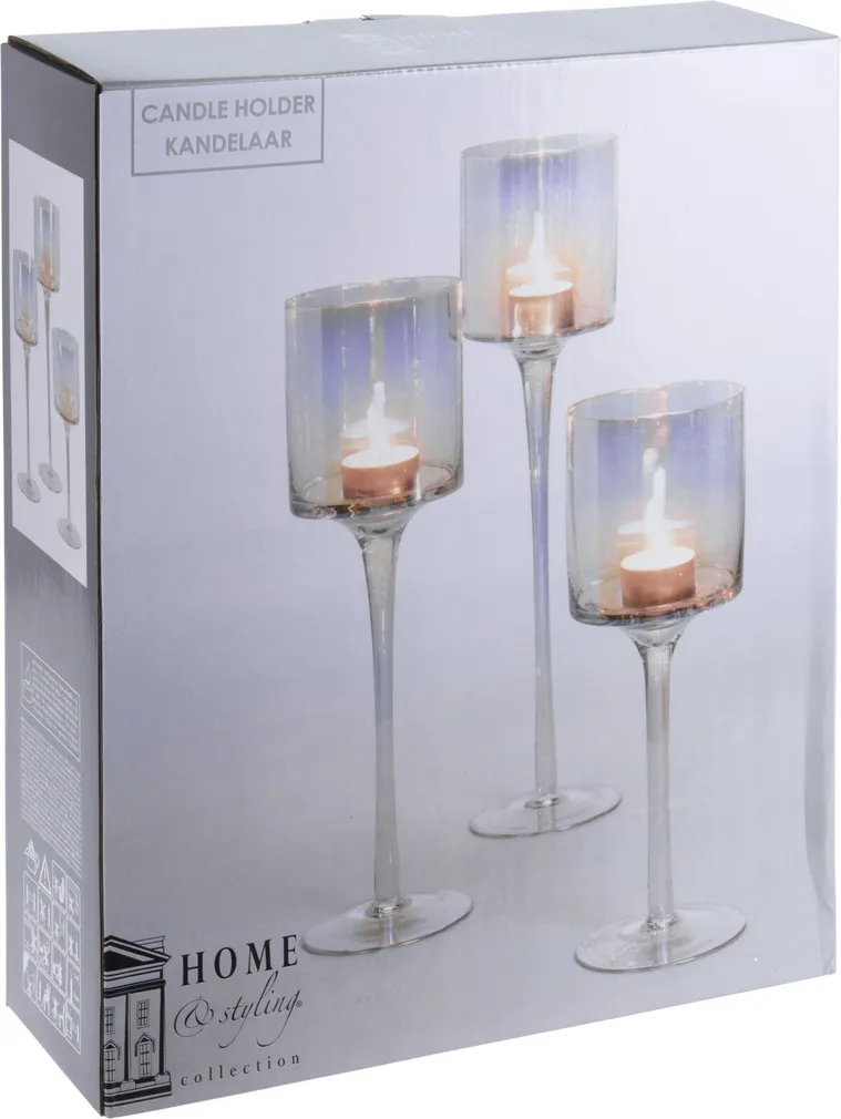 KÜÜNLAHOIDJATE KOMPL 3-OSALINE KLAAS