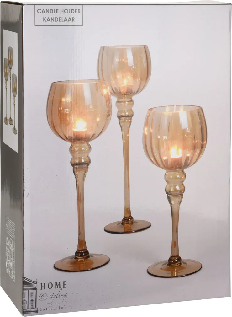 KÜÜNLAHOIDJATE KOMPL 3-OSALINE KLAAS