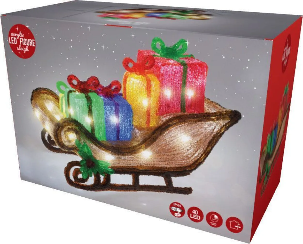 JÕULUVALGUSTUS SAAN 40LED 40X19X26,5CM IP44