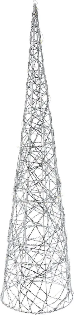 JÕULUKUJU KUUSK 40LED 80CM HÕBE