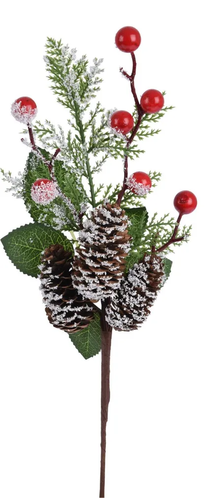 KUNSTLILLE OKS KÄBIDEGA 36CM
