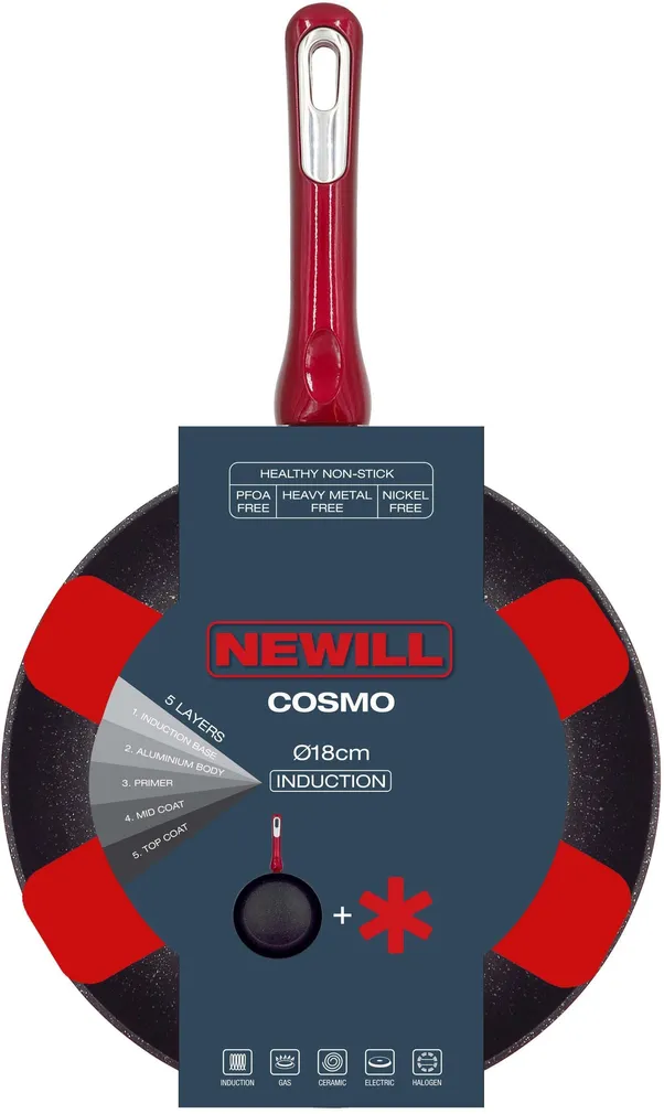 PRAEPANN NEWILL COSMO Ø18CM, INDUKTSIOON