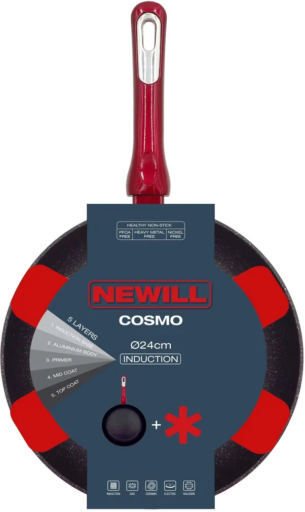 PRAEPANN NEWILL COSMO Ø24CM, INDUKTSIOON