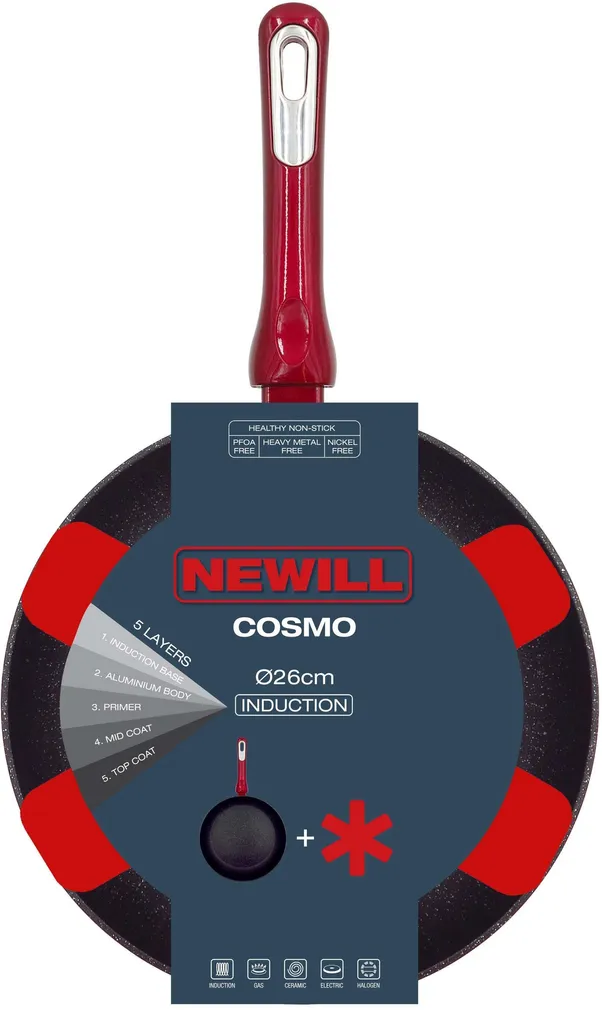 PRAEPANN NEWILL COSMO Ø26CM, INDUKTSIOON