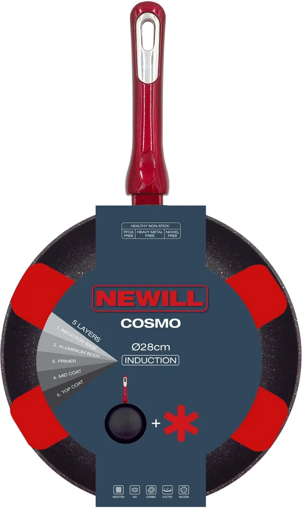 PRAEPANN NEWILL COSMO Ø28CM, INDUKTSIOON