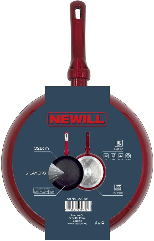 PRAEPANN NEWILL COSMO Ø28CM, INDUKTSIOON
