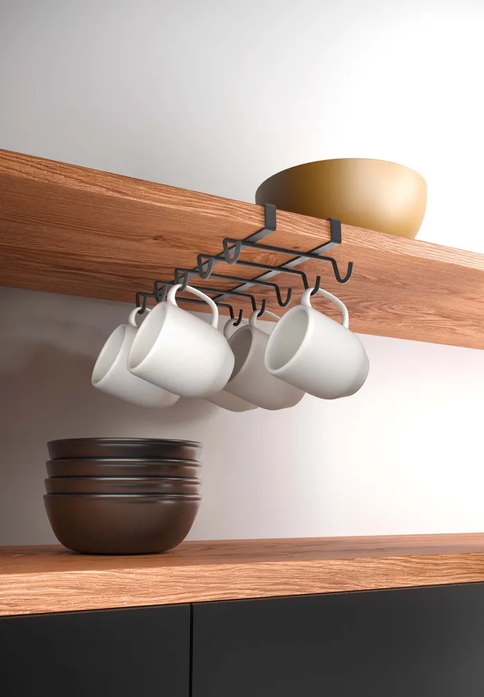 KRUUSIHOIDIK METALTEX MY-MUG, 14X28X6CM, MUST