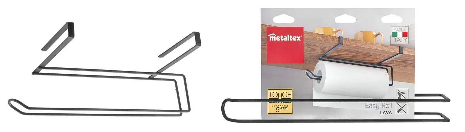 KÄTEPABERI HOIDJA METALTEX EASY-ROLL, 35X18X10CM, MUST