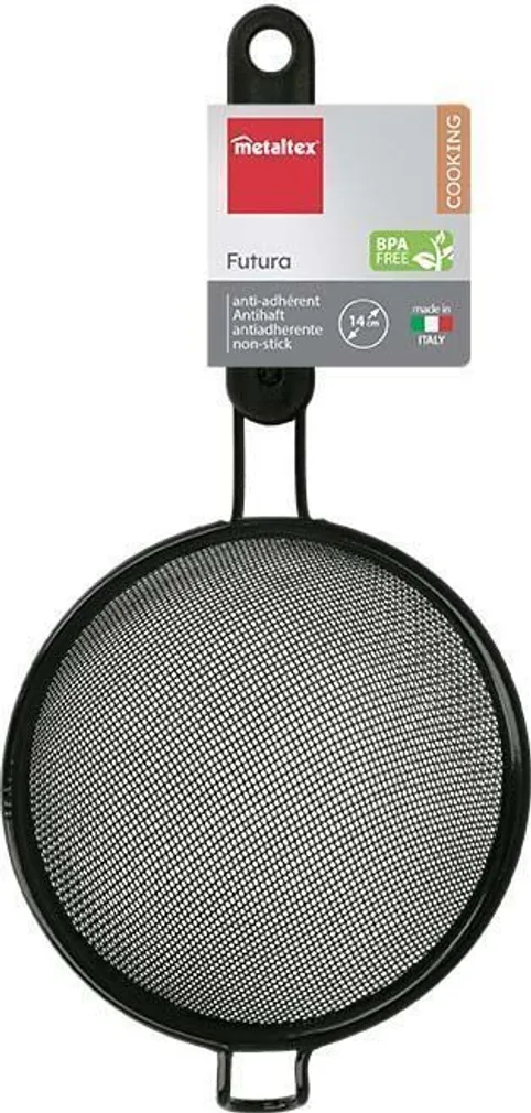 SÕEL METALTEX FUTURA Ø14CM, METALL/PLAST, MUST