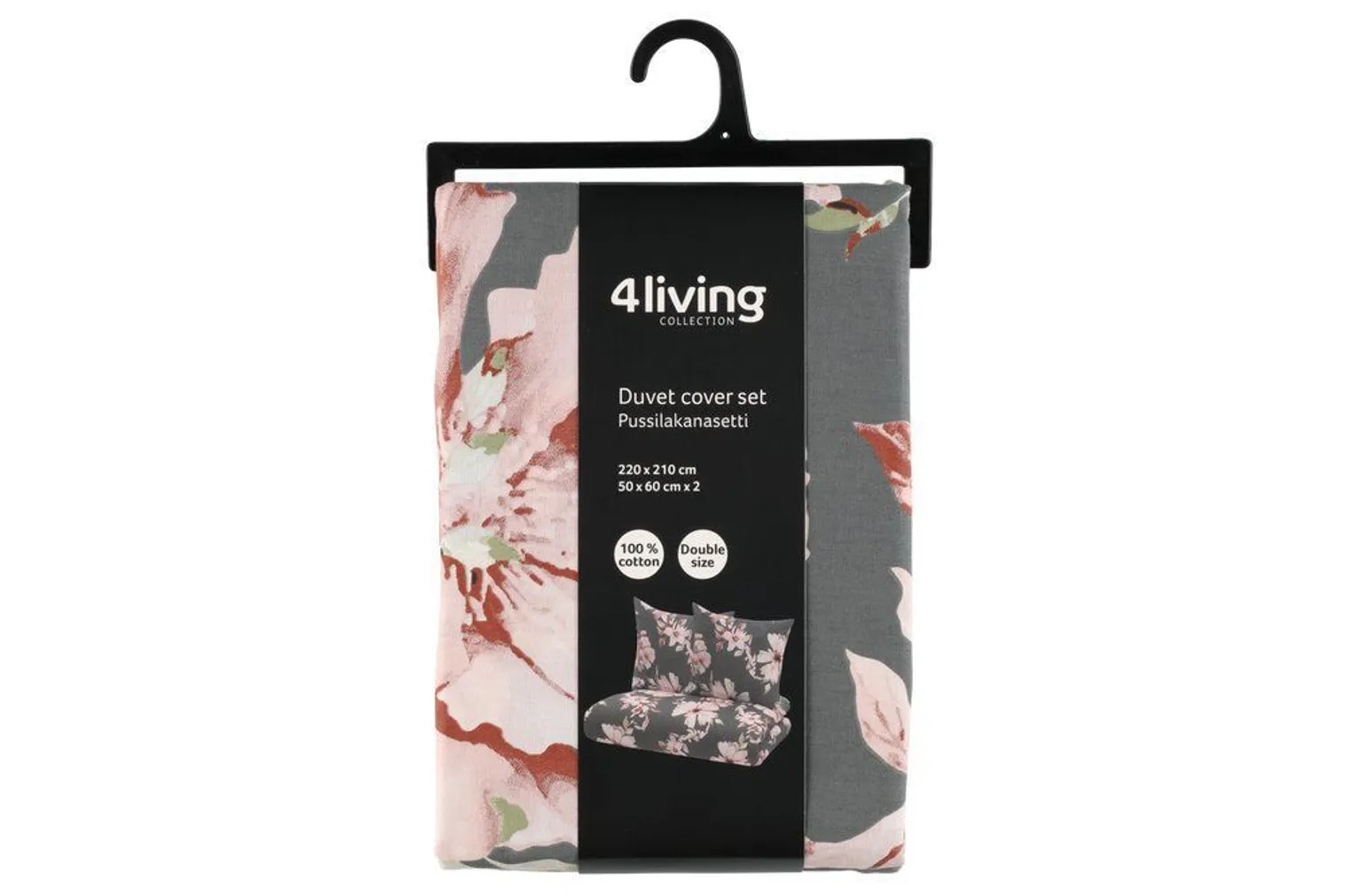 VOODIPESUKOMPLEKT 4LIVING LILIAN 220X210CM + 2X50X60CM