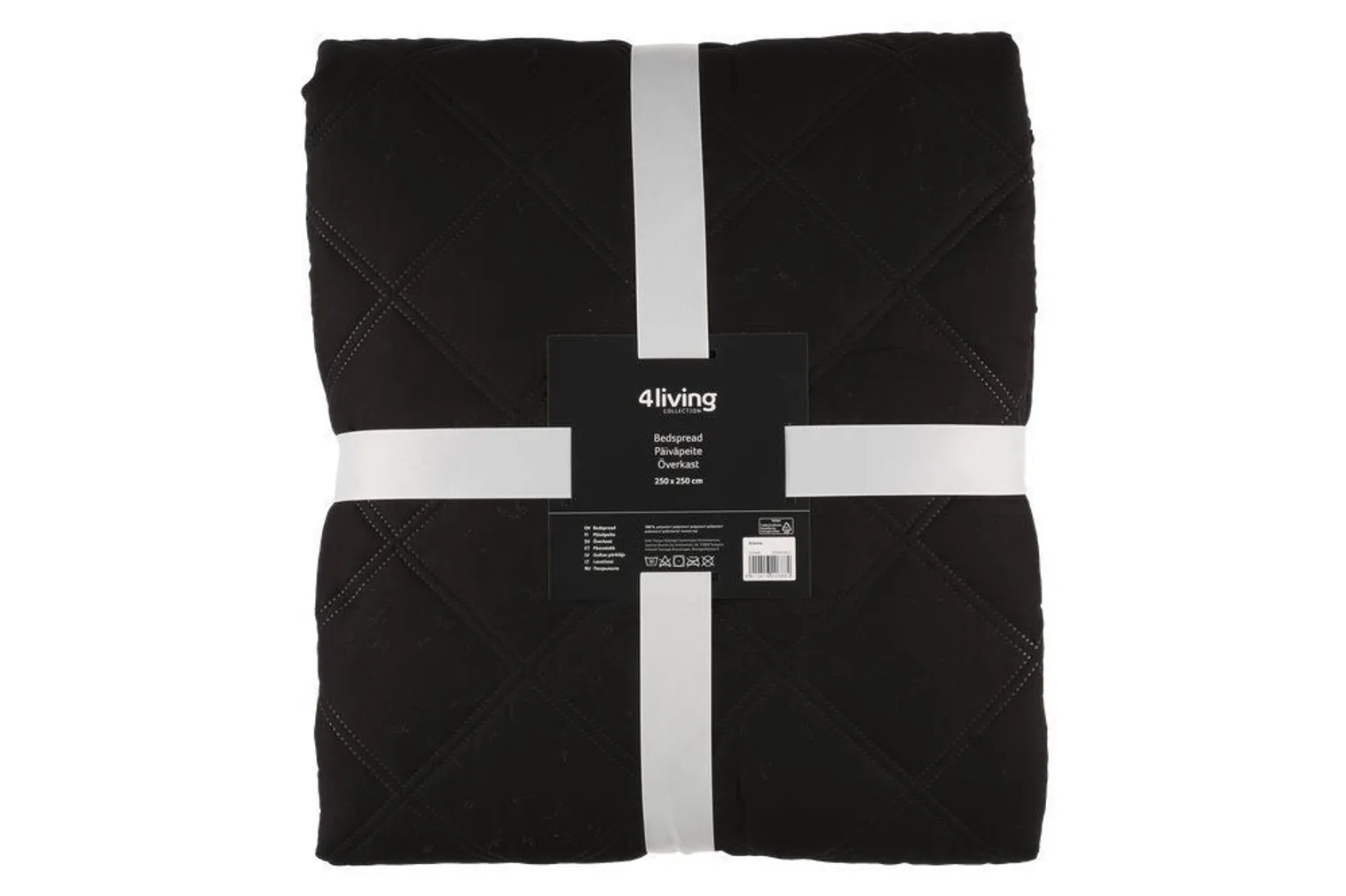 PÄEVATEKK 4LIVING ATLANTA 250X250CM MUST