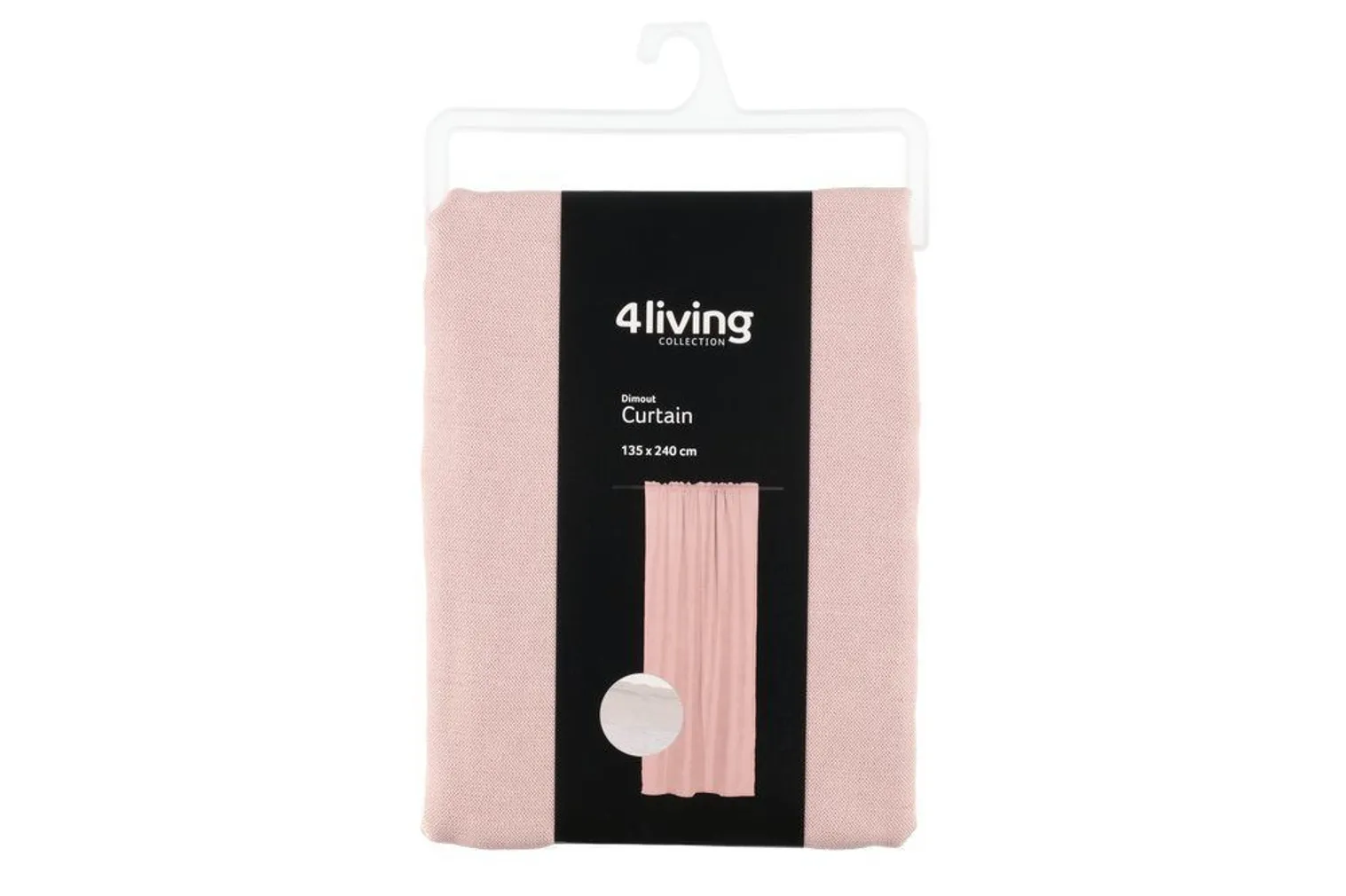 PIMENDAV KARDIN 4LIVING MOONA 135X240CM ROOSA