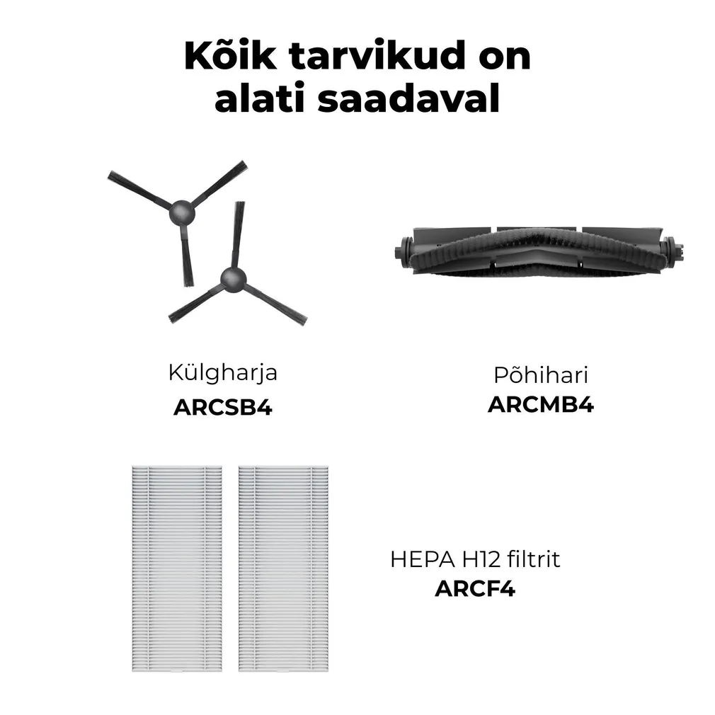 ROBOTTOLMUIMEJA AENO PESEV 5200MAH, MUST