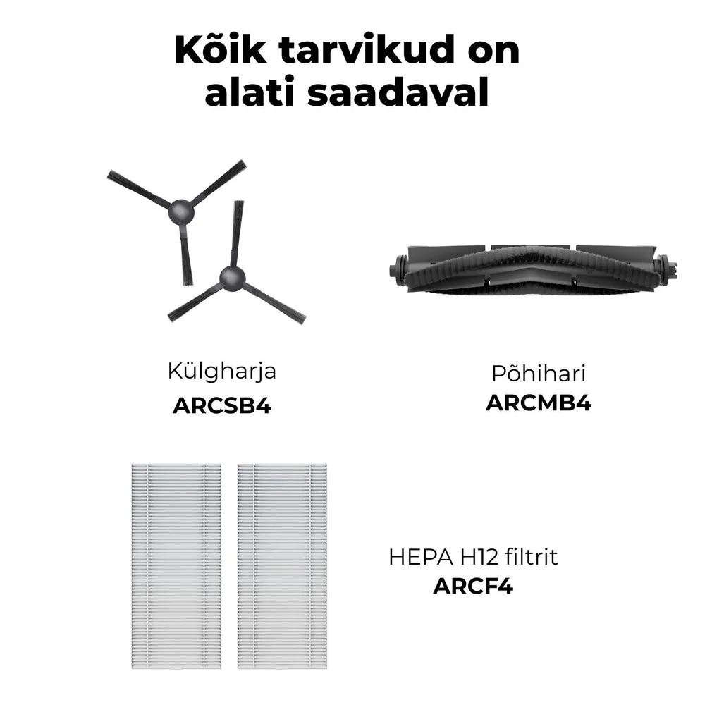 ROBOTTOLMUIMEJA AENO PESEV 5200MAH, VALGE