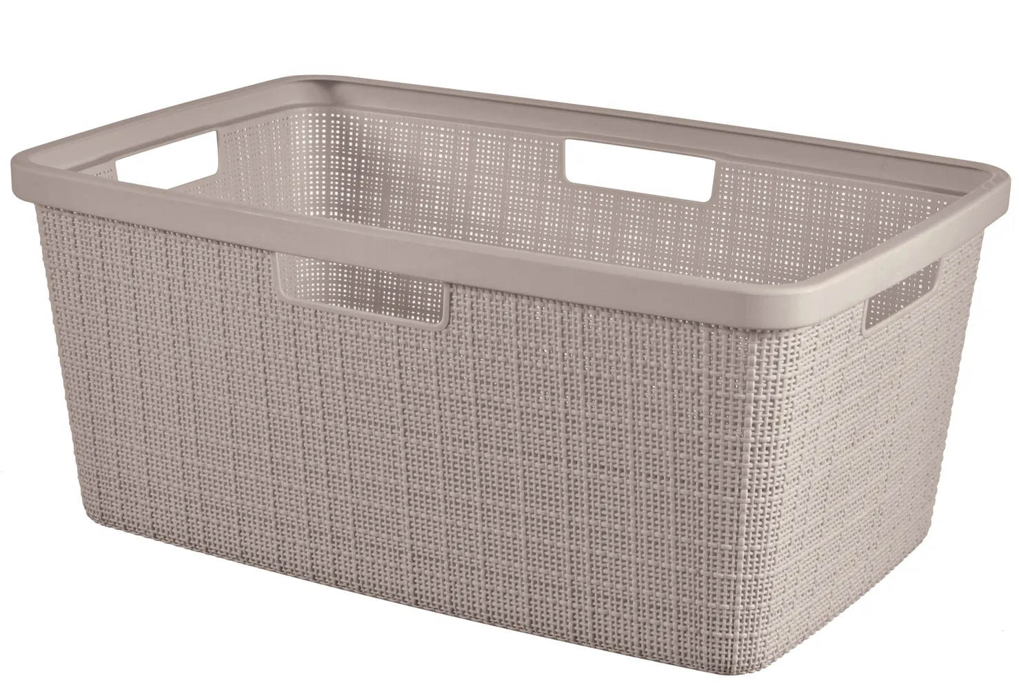 PESUKORV CURVER 59X39X25CM, TAUPE