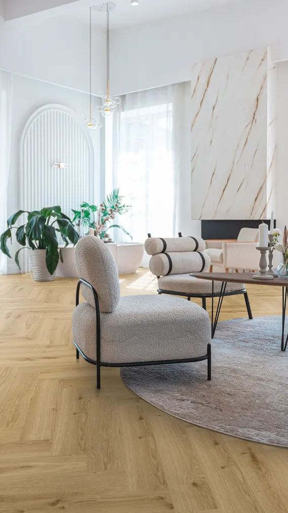 VINÜÜLPARKETT TARKETT 6,5MM DELICATE OAK-OILED 1-LIPP 1,28M2/PK