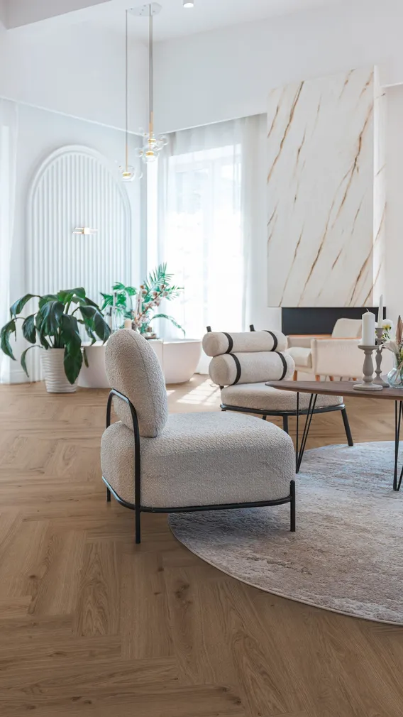 VINÜÜLPARKETT TARKETT 6,5MM DELICATE OAK-WALNUT 1-LIPP 1,28M2/PK