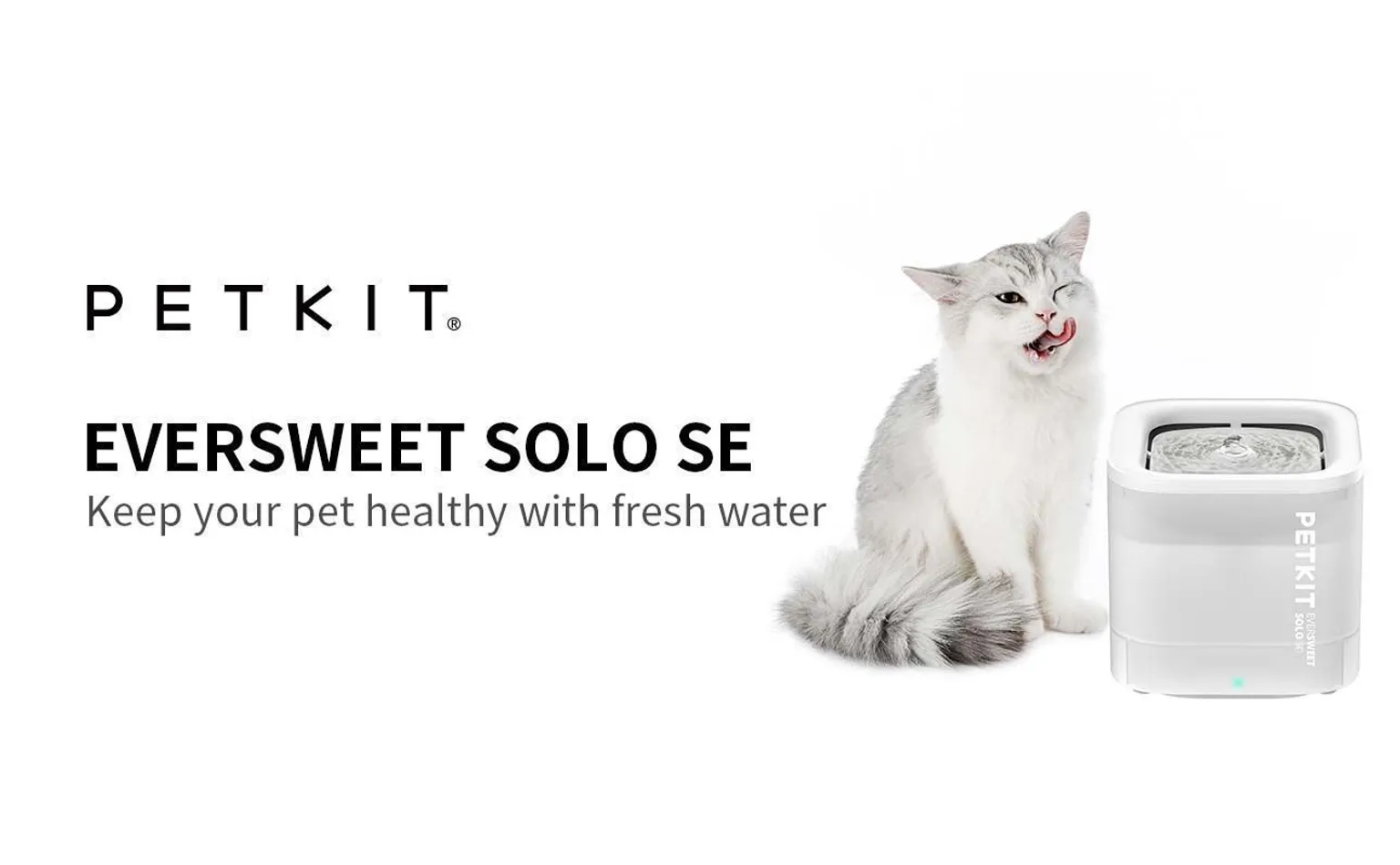 NUTIKAS LEMMIKLOOMA PURSKKAEV PETKIT EVERSWEET SOLO SE 1,8L, VALGE