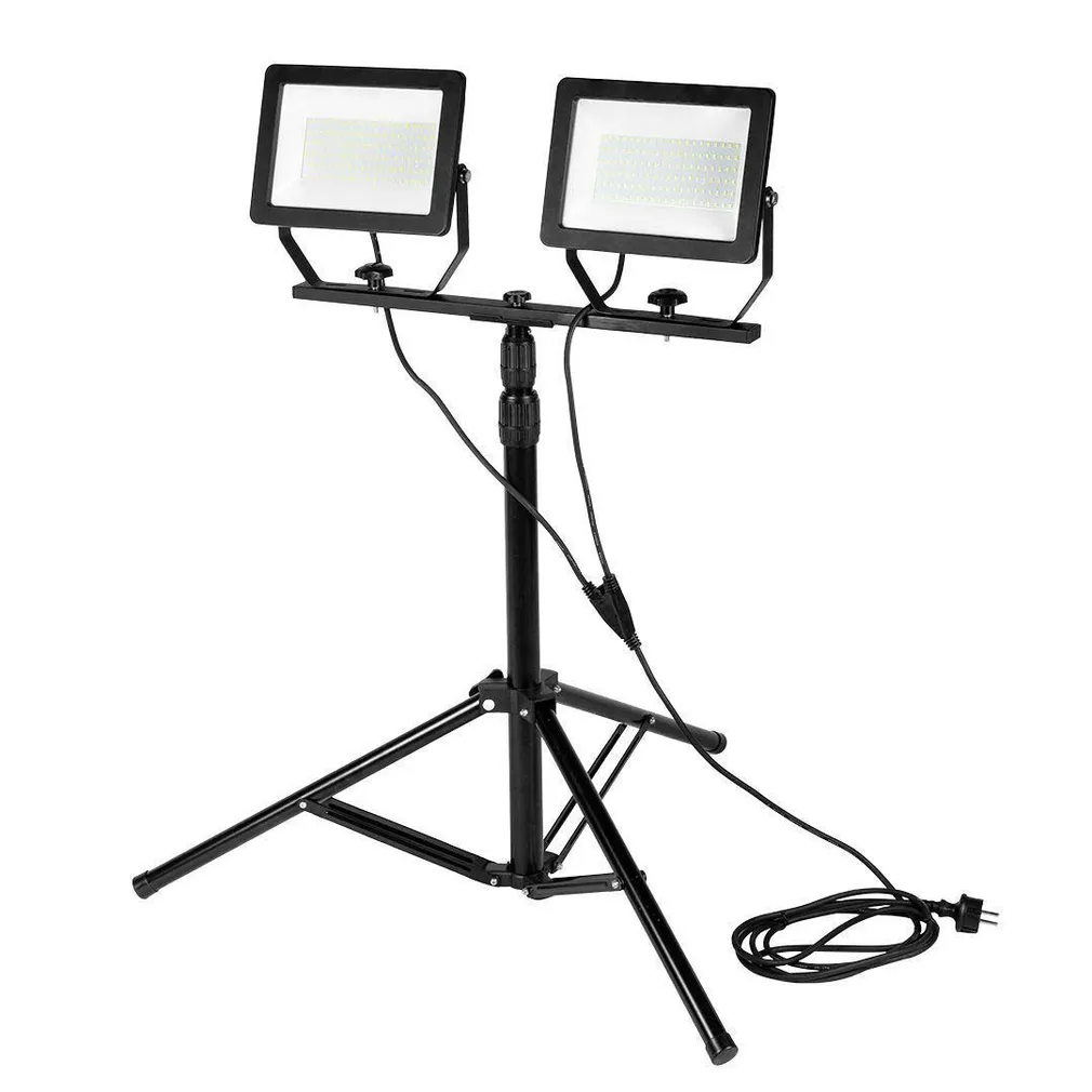 PROŽEKTOR SMD LED 8500LM 2X100W 230V +STATIIV 1,8M