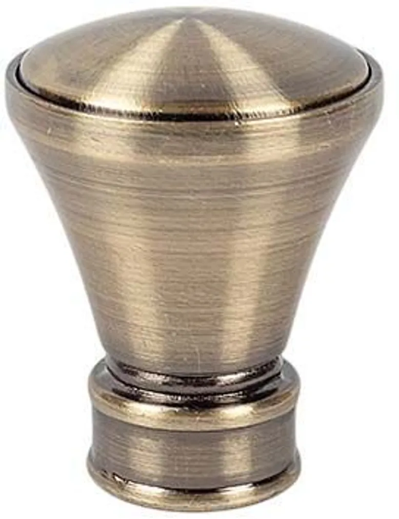 KARDINAPUU OTSIK DEKORIKA TORINO LÄIKIV ANTIIK Ø19MM KULDNE 2TK PAKIS