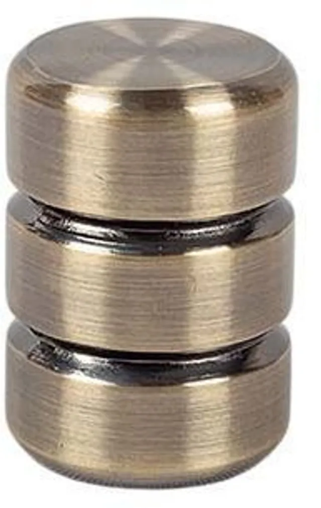 KARDINAPUU OTSIK DEKORIKA FANO LÄIKIV ANTIIK Ø19MM KULDNE 2TK PAKIS