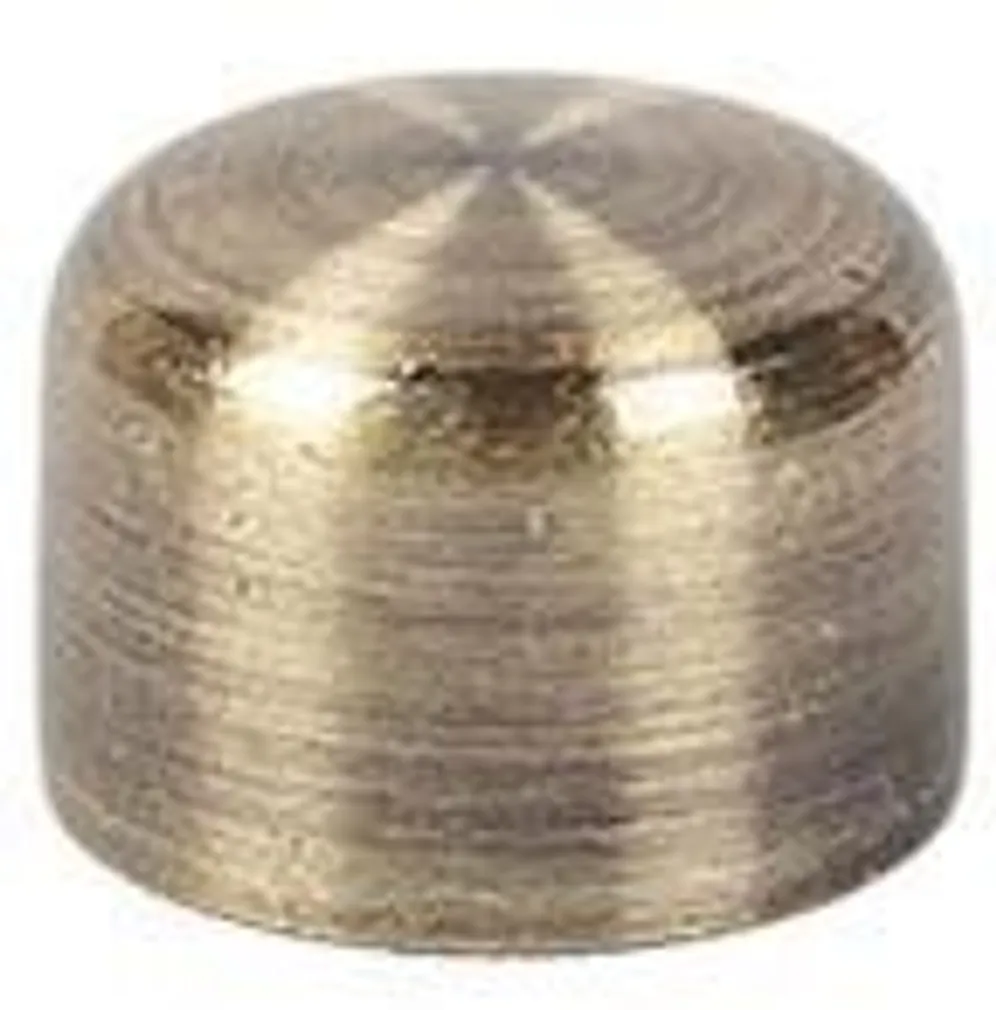 KARDINAPUU OTSIK DEKORIKA PICOLO LÄIKIV Ø16MM ANTIIK KULDNE 2TK PAKIS