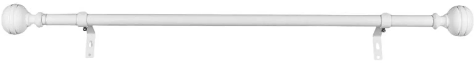 KARDINAPUU TELESKOOP DEKORIKA TELESKOPAS ÜHEREALINE 70-120CM VALGE