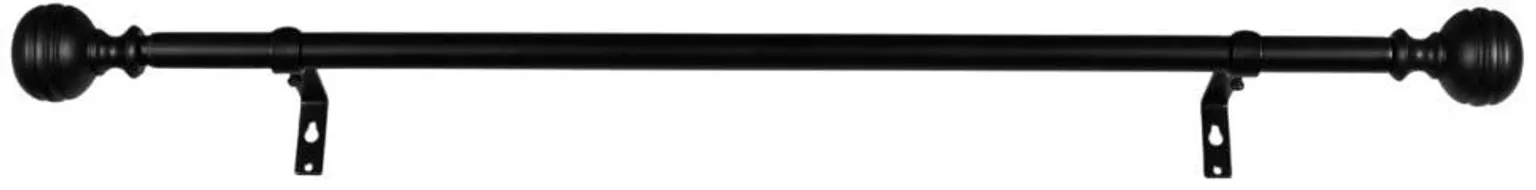 KARDINAPUU TELESKOOP DEKORIKA TELESKOPAS ÜHEREALINE 120-210CM MUST