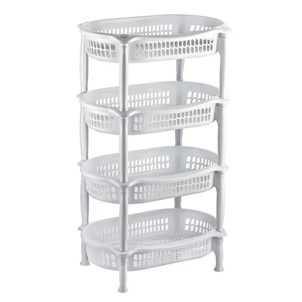RIIUL PLASTMASSIST 51X31X85CM, VALGE