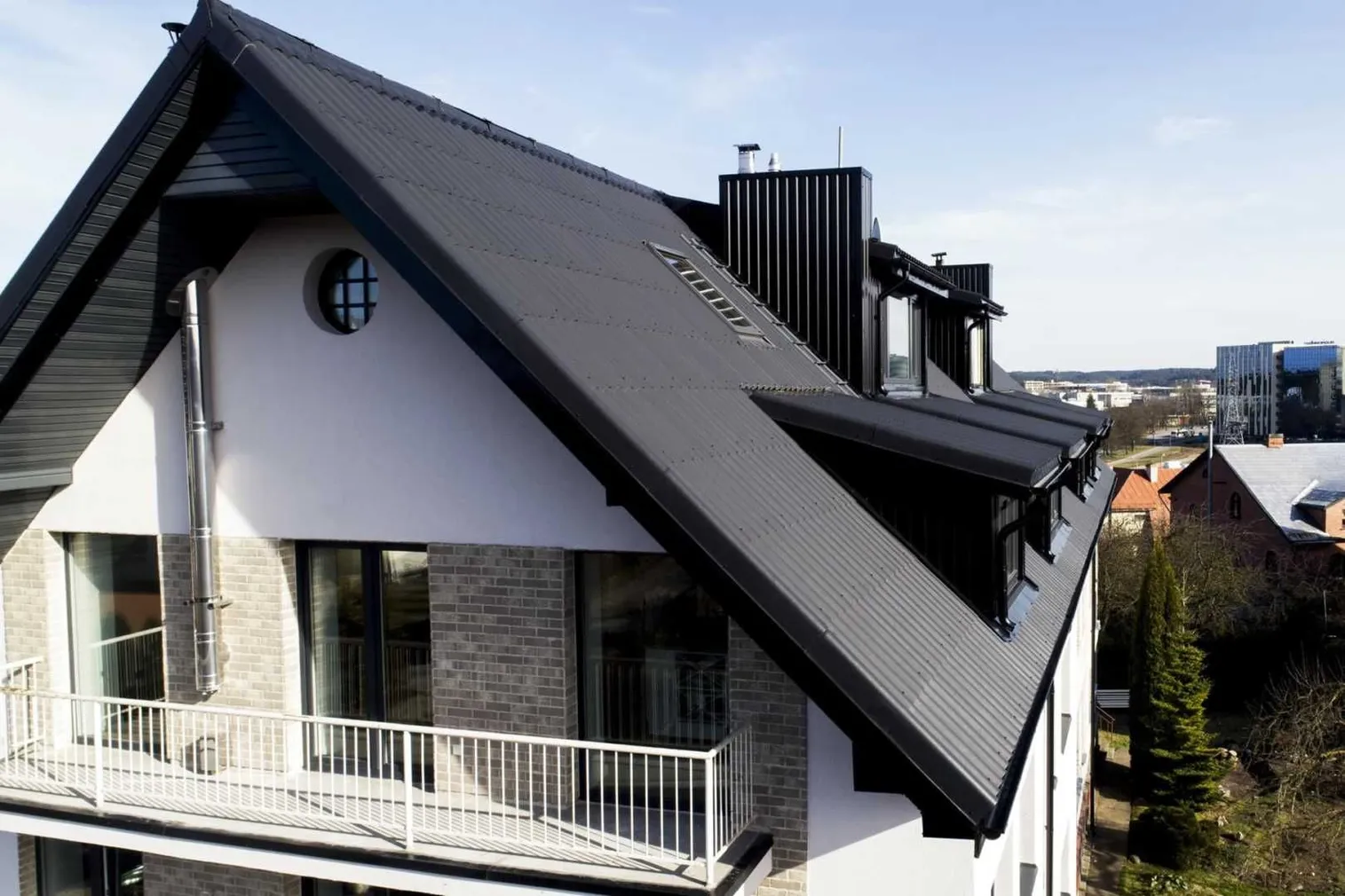 ETERNIIT VILLA 875X920MM GRAFIIT 100TK/ALUS