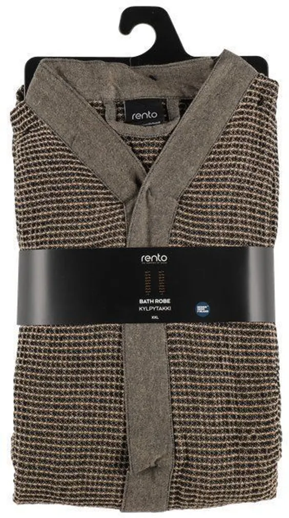 HOMMIKUMANTEL RENTO KENNO XXL, MUST/BEEZ