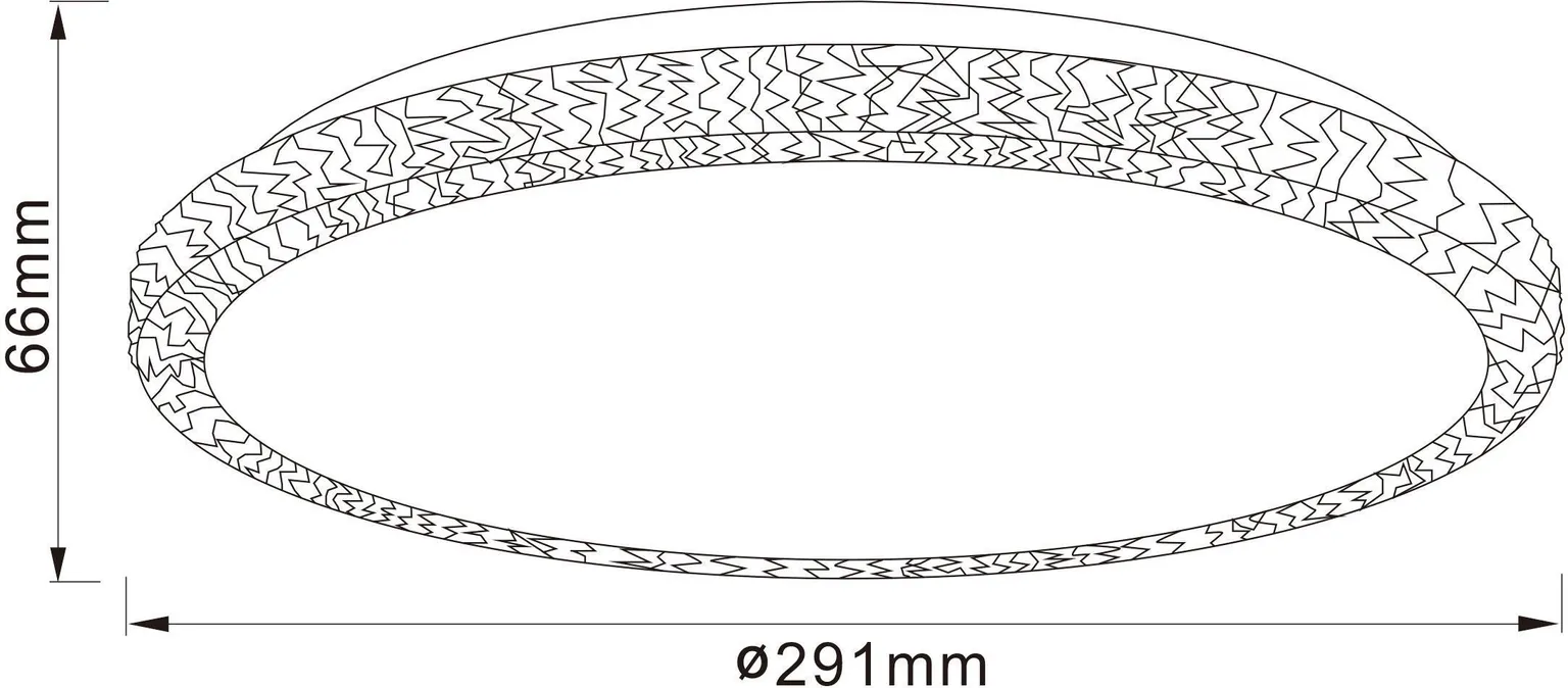 PLAFOON BRILLIANT DASIE LED 20W 4000K VALGE/KLAAS