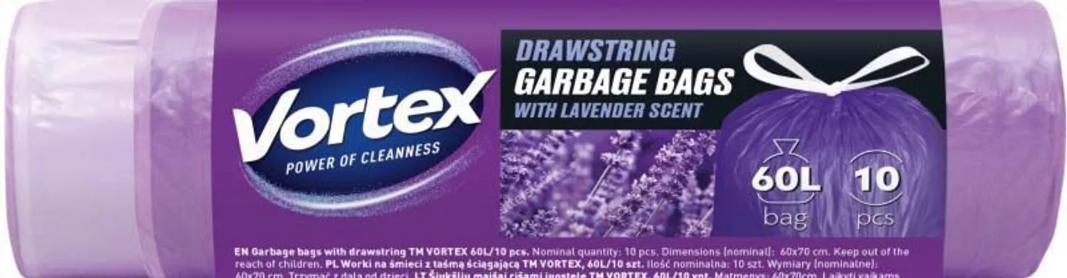 PRÜGIKOTID BIOSFERA NÖÖRIGA 60L, LAVENDEL, 10TK RULLIS