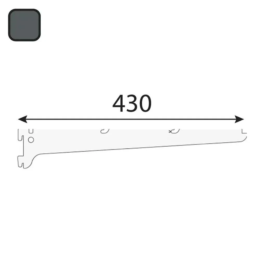 KRONSTEIN INTEGRI ÜHEKORDNE 430X70MM ANTRATSIIT
