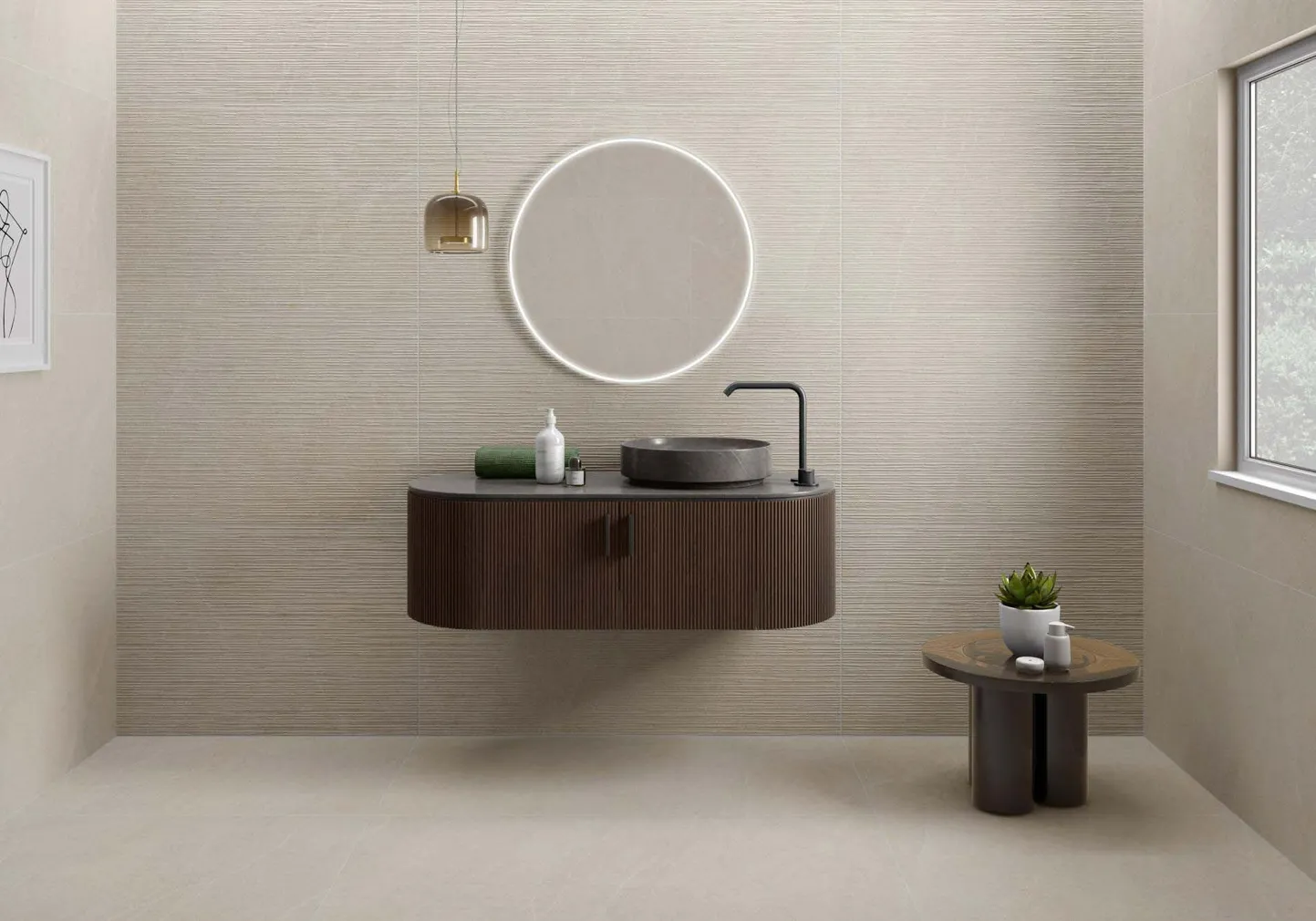 PÕRANDA-JA SEINAPLAAT PAMESA VICTORIA RLV. IVORY 60X120CM, 1,44M² PAKIS