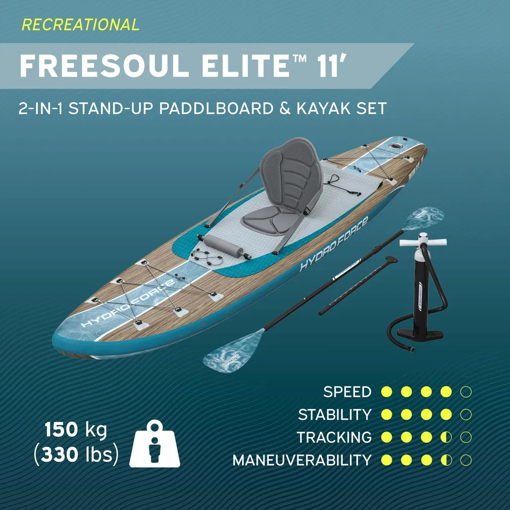 SUP LAUD HYDRO-FORCE 335X84X15CM, KOMPLEKT