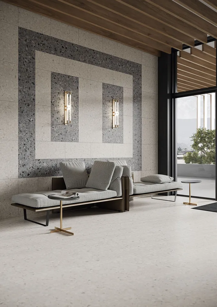 PÕRANDAPLAAT TERAZZO WHITE GRES MAT 59,8X59,8CM 1,43M² PAKIS